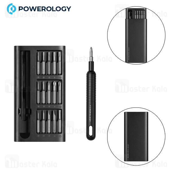 پیچ گوشتی پاورولوژی Powerology 30 in 1 Precision Screwdriver P30SGY دارای 30 سری